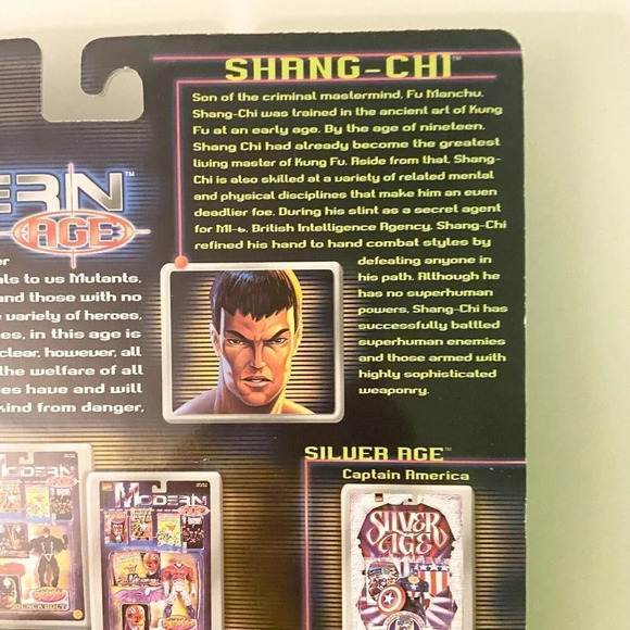 Vintage 1999 Modern Age Marvel Shang Chi 5 Inch Action Figure Previews Exclusive - Picture 12 of 16